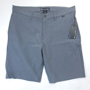 Travis Mathew Mens Shorts Size 34 Golf Gray New NWT